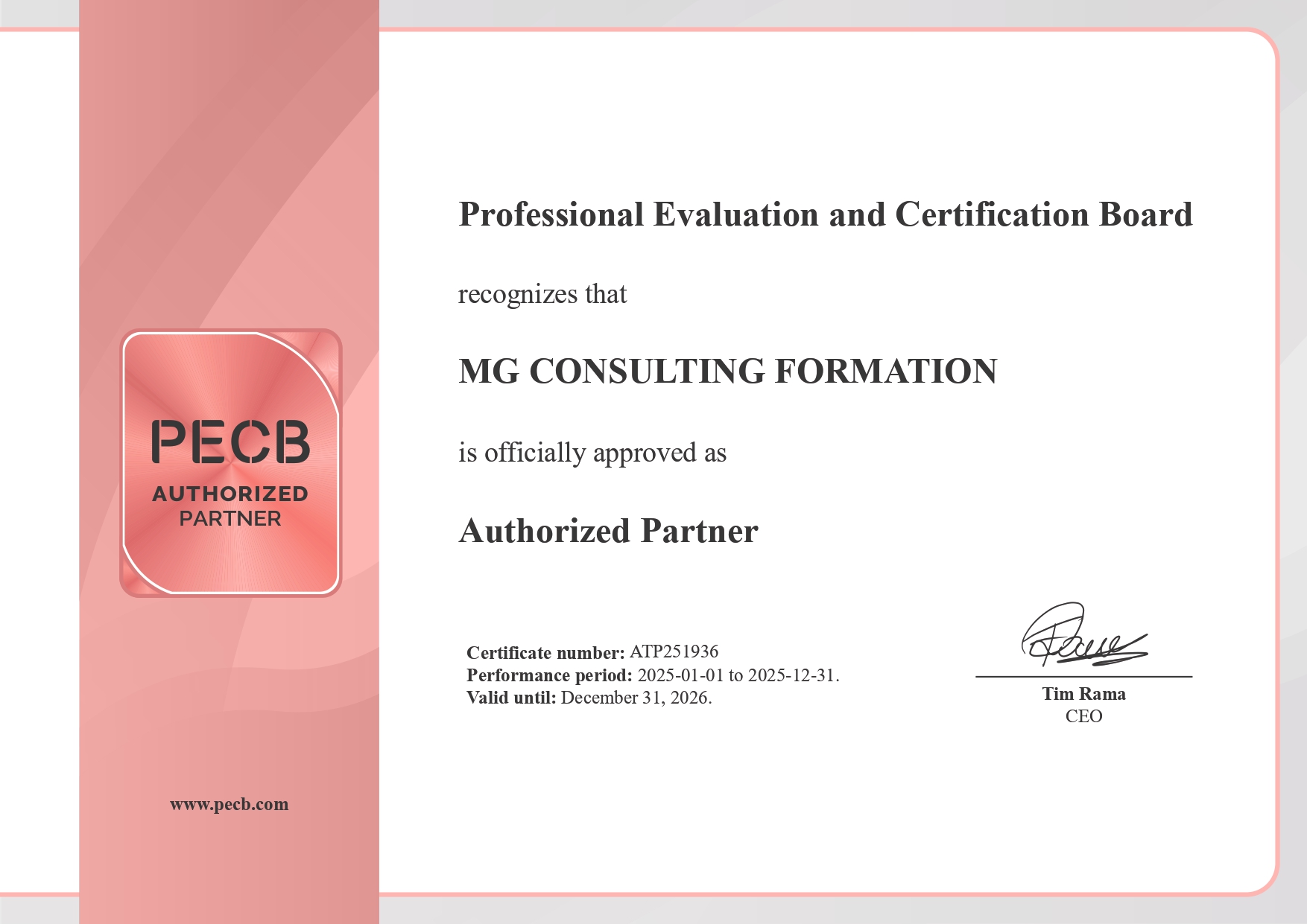 Bienvenue chez MG Consulting Formations